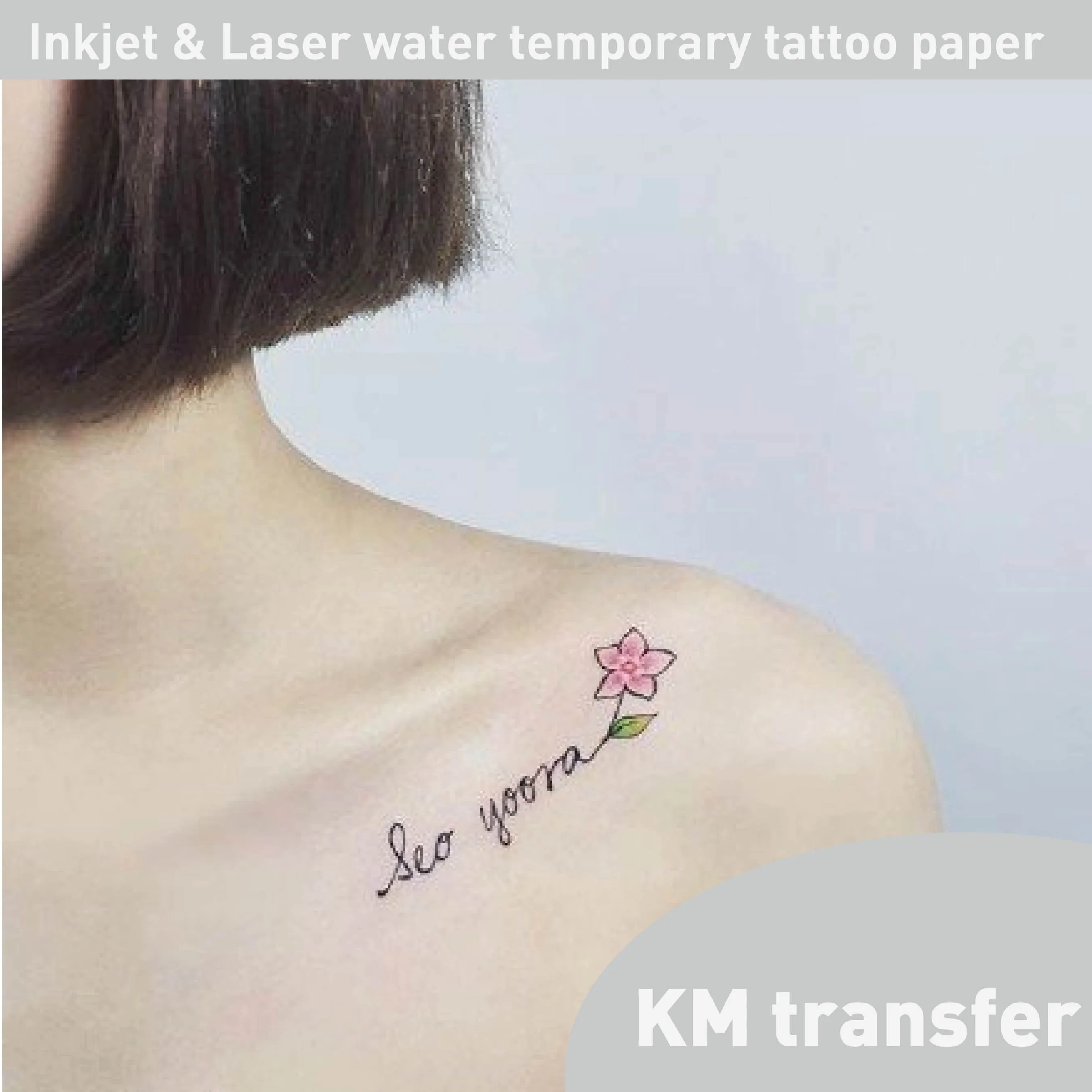 

Inkjet & Laser skin use home creative arts Water slide temporary tattoo paper inkjet