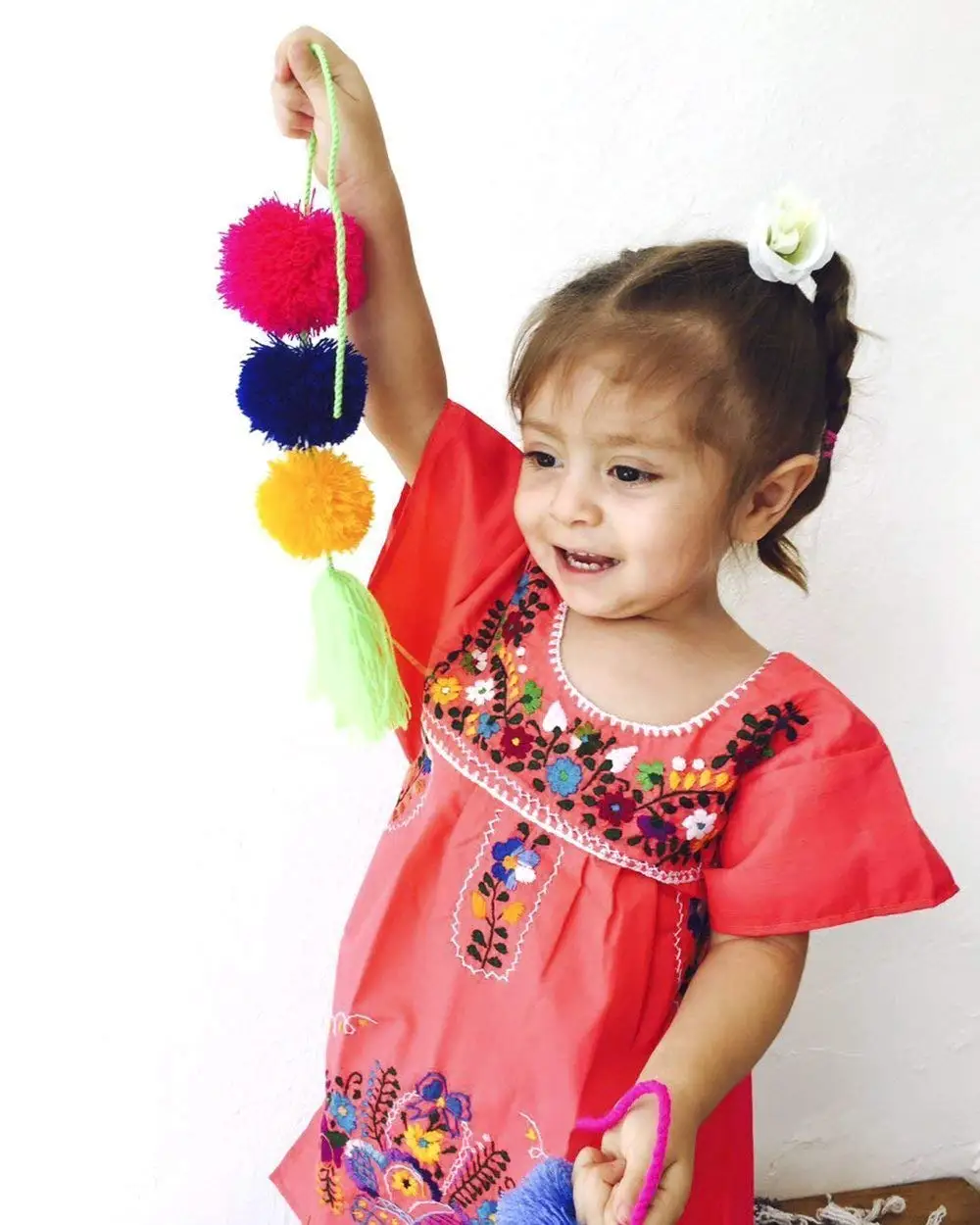 baby girl mexican embroidered dress