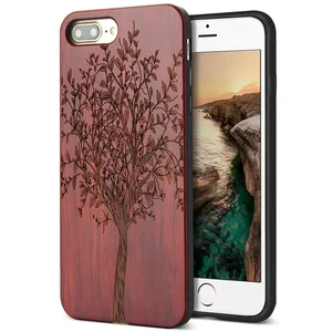 Laser Engraved Wood Phone Case iPhone 7 Plus