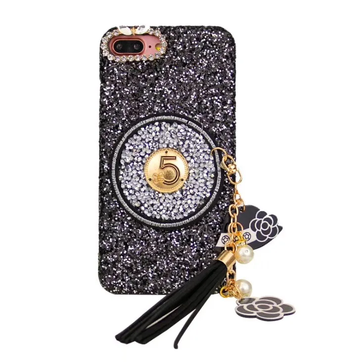 Hot Sale Fashion Cute 5 Tassel Pendant Case For iPhone XSmax Back Cover case For samsung S10plus phone case for huawei P30 nova5
