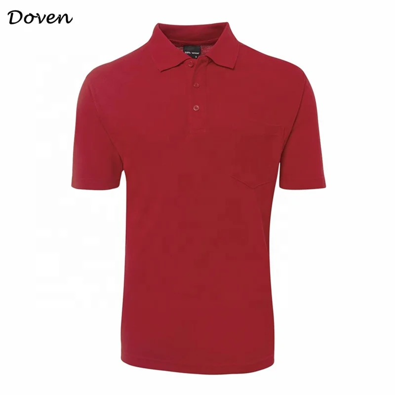 double mercerized cotton golf shirts