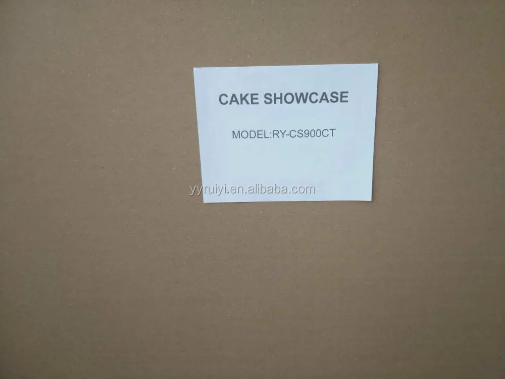 
2020 supermarket Commercial freezer refrigeration cake display showcase 