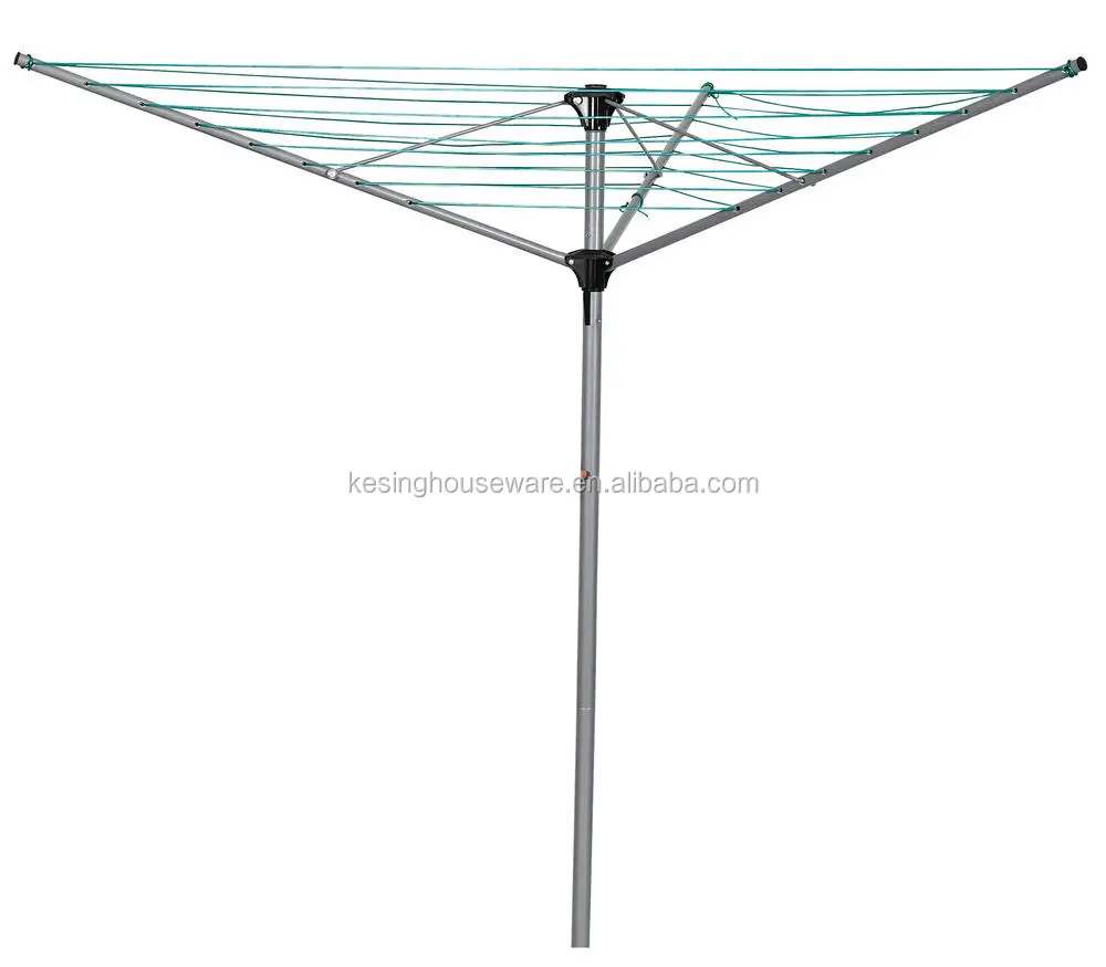 High Quality Good Design Steel Rotary Airer Folding Outdoor Clothes
