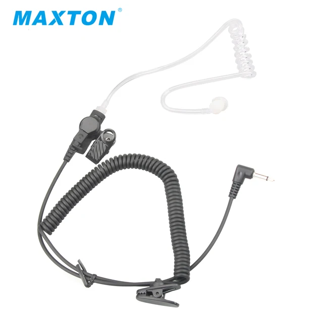Listen Only Coiled Cord Earpiece With Acoustic Tube - Buy Listen Only Earpiece,Two Way Radio 