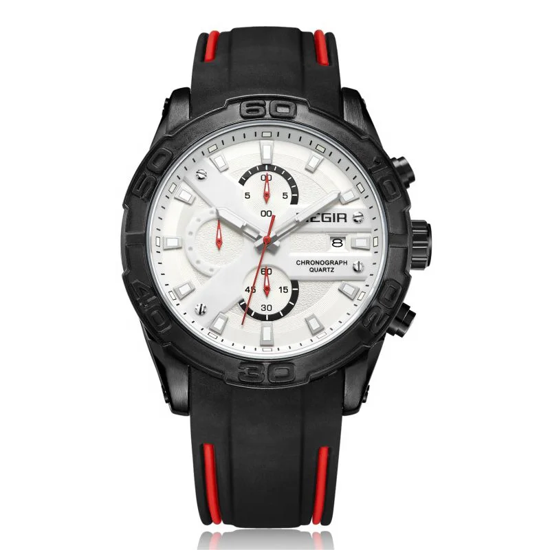 

MOQ 100pcs customized brand your own logo Wrist watch watches men megir new 2055 Sport Watch, Ipb ips ipg iprg