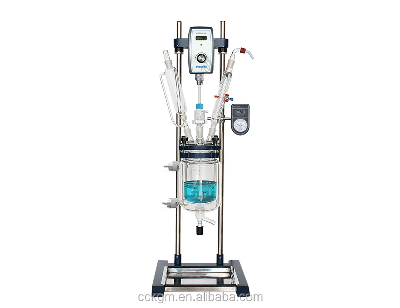 Pilot Scale/lab Scale Thermal Jacketed Bioreactor Price 1l/2l/3l/5l/10l