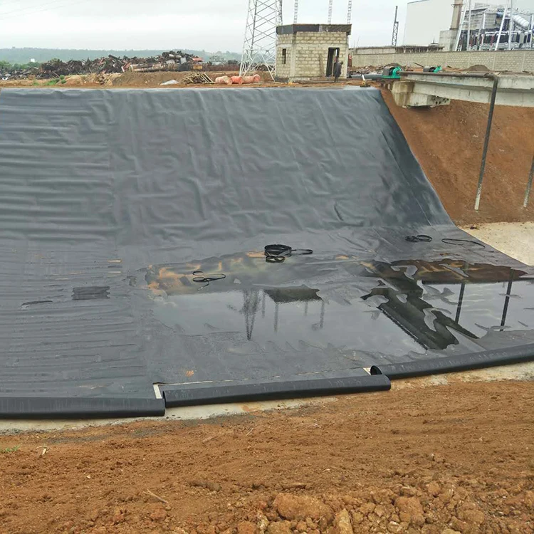
250 micron Pond Liner HDPE Black Rolls Geomembrane kenya 