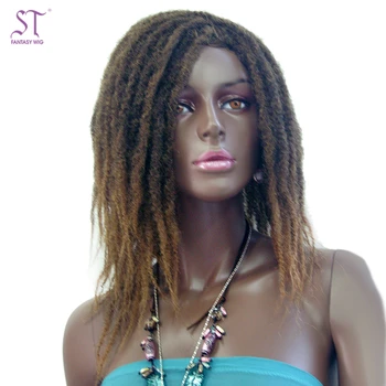 China Wig Supplier Dropship 14 Highlight Brown African Dreadlocks