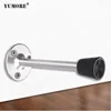 hot sale silicone stainless steel rubber ring flat head metal bean bag plush decorative door handle stopper