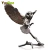 Outdoor Garden Decoration Bronze Eagle Sculptures For Sale