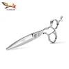 2019 new arrival YWB-70 double sharpened blade slicing scissors chinese 440c high quality big shear 7inch
