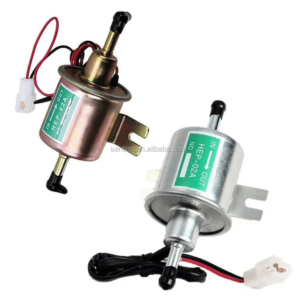 Universal 12v Low Pressure Gas Gasoline Diesel Inline Electric Fuel