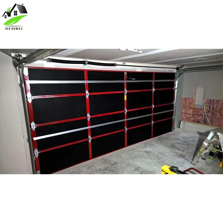 Se Seccional De Aluminio Frost De Garaje De Panel De Vidrio De La