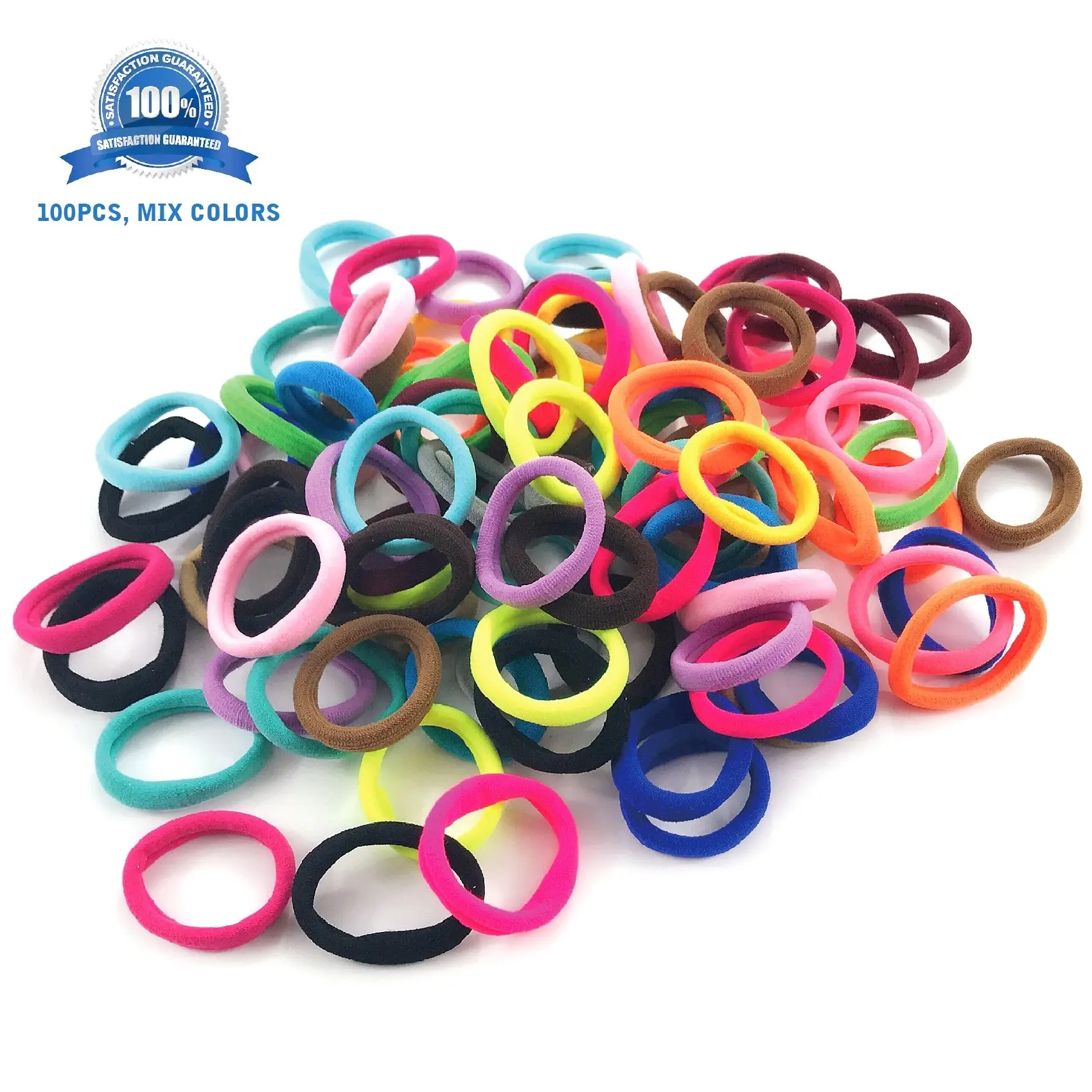 Buy Scunci No Damage Thick Hair Ponytail Holders 24 Count In