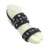 JS230 New Style Vamps Glass Beaded Shoe Uppers With Buckle
