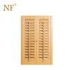 Pine wood oak like two panel movable louver