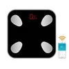Free Sample Plating Material Electronic Pink Glass Digital Body Scale Medical