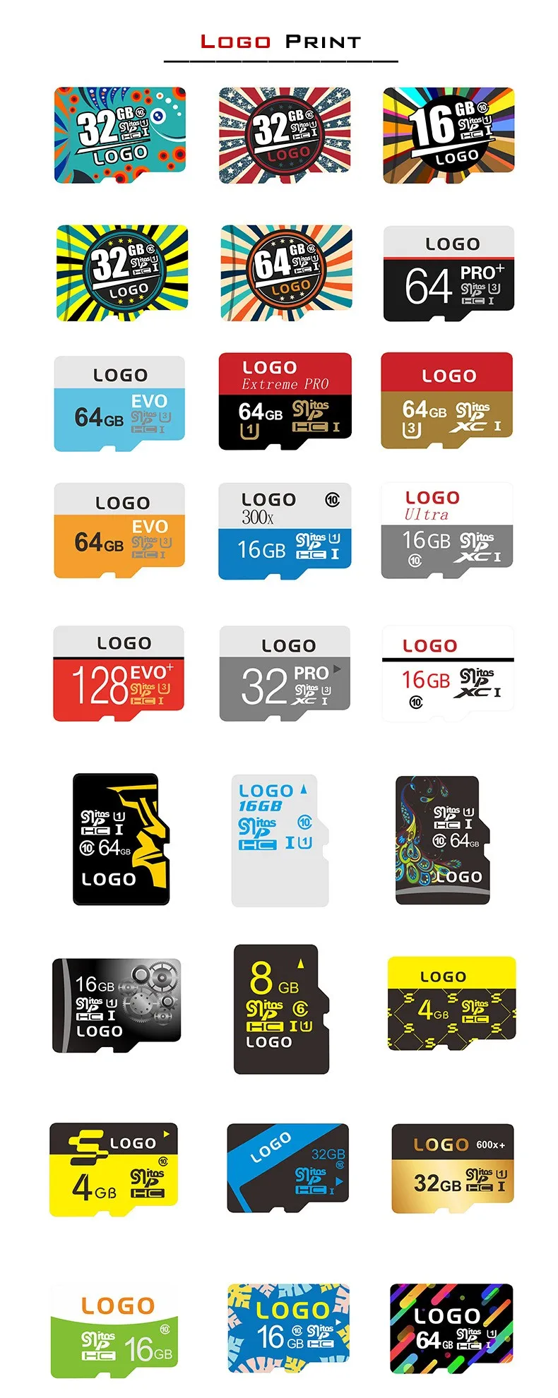 Wholesale High Speed Full Capacity Memory 16gb 32gb 64gb 128gb Custom Logo Msd tf memory card - ANKUX.COM