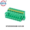 KF2EDGKDAM-5.0/5.08mm pitch Contact spring clamp terminal block with screw holes