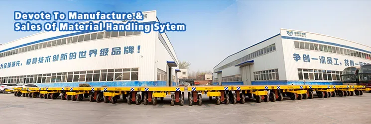 Heavy Duty Industrial Transporter Quad Steer Car Trailers