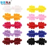 Mass Sell Hand-sewed 7 Pearl Pair Button Butterfly Shaped Disc Button