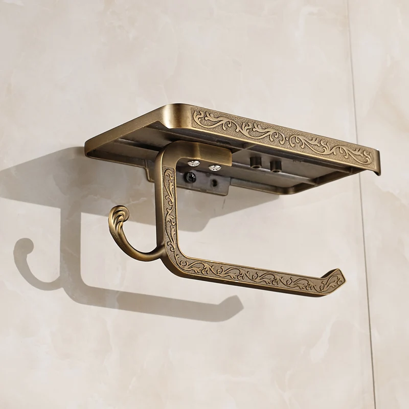 Zinc Alloy European Style Toilet Paper Holder Toilet Tissue Holder