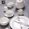 china supplier dinnerware white Porcelain hotel dinnerware white coffee set