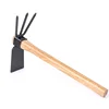 China supplier Carbon Steel Blade loosening soil weeding and digging Tools Hoe with wood handle