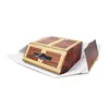 Custom Shipping Box Mailers Printing Customised Rectangular Corrugated Die Cut Window Gift Box With Handle