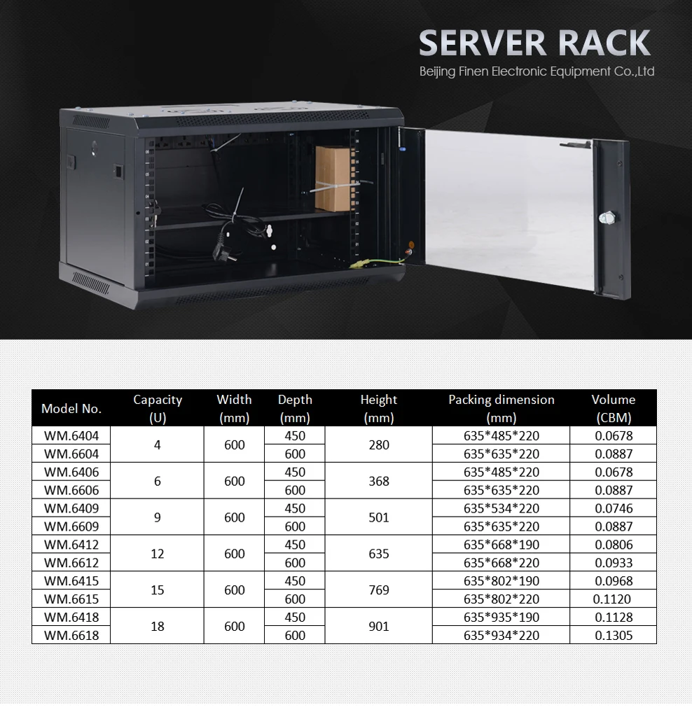 19 Inch Network Server Rack 6u 9u Networking Data Entry - Buy Data ...