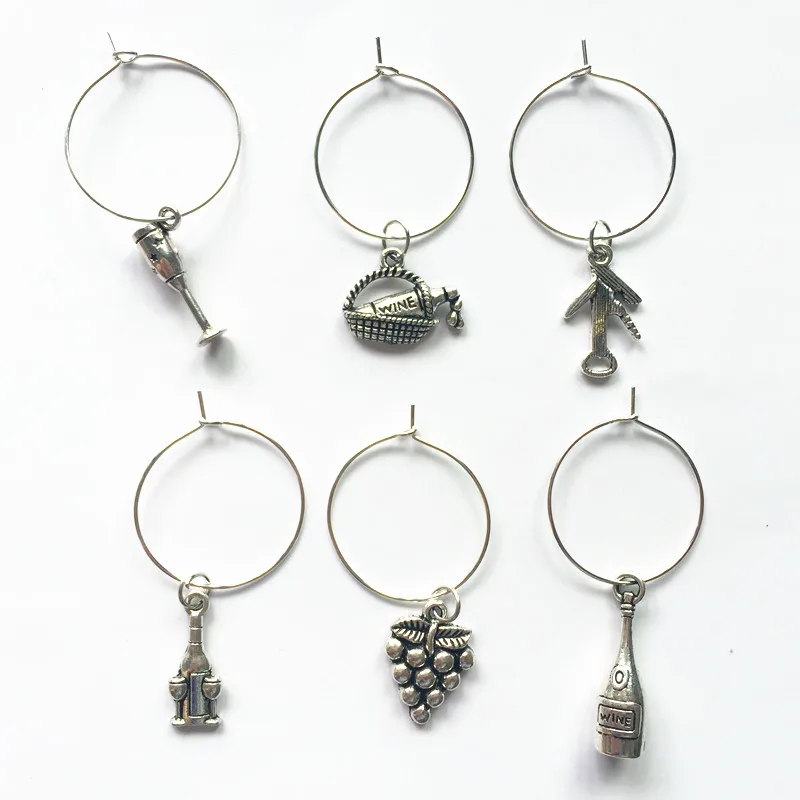

Zinc Alloy Wine Glass Charms
