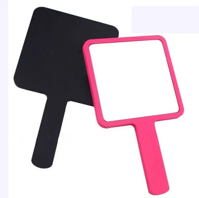 

Hot Selling Square Compact Mirror With Handle Small Vanity Makeup Mirror