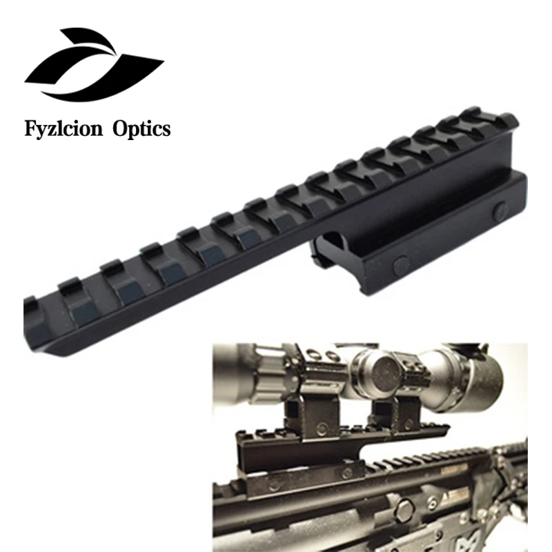 

Dovetail Extend Weaver Scope Mount Picatinny Rail Adapter 11mm to 20mm Converter Tactical Bases Rifle Airsoft
