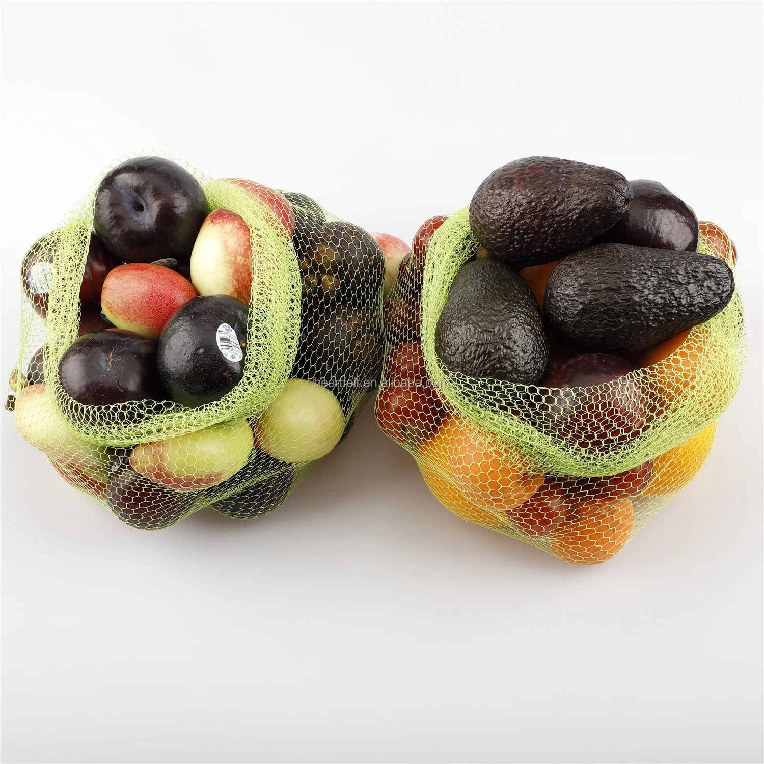 100 Orange Degradable & Compostable Cornstarch Protection Netting Bag