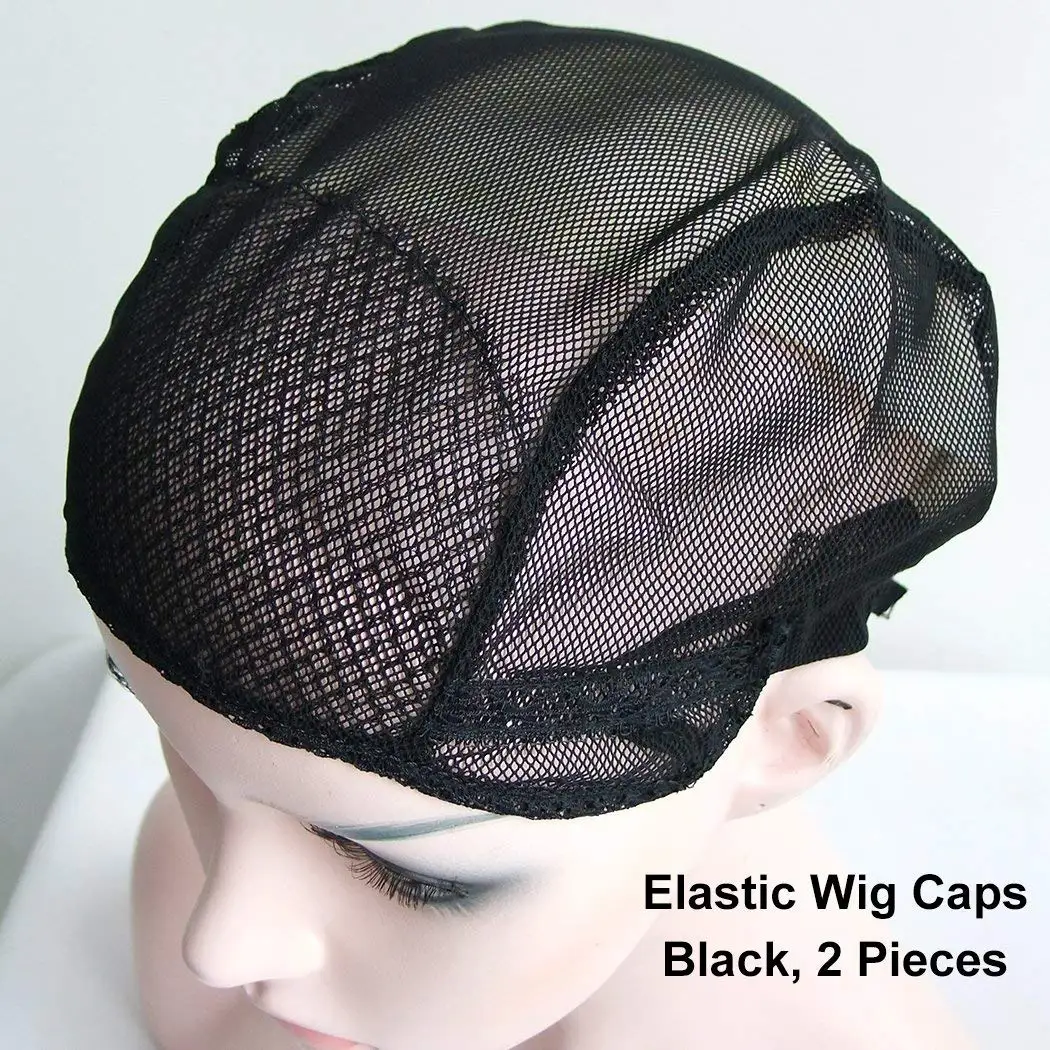 mesh wig cap with adjustable straps