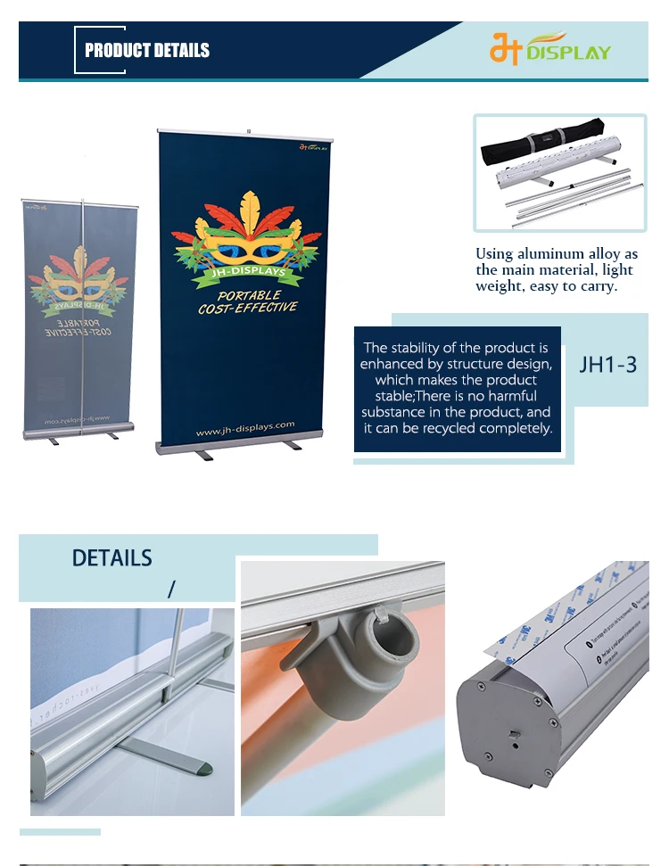 Portable Roll Up Banner Cassette - Buy Roll Up Banner Cassette,Roller ...