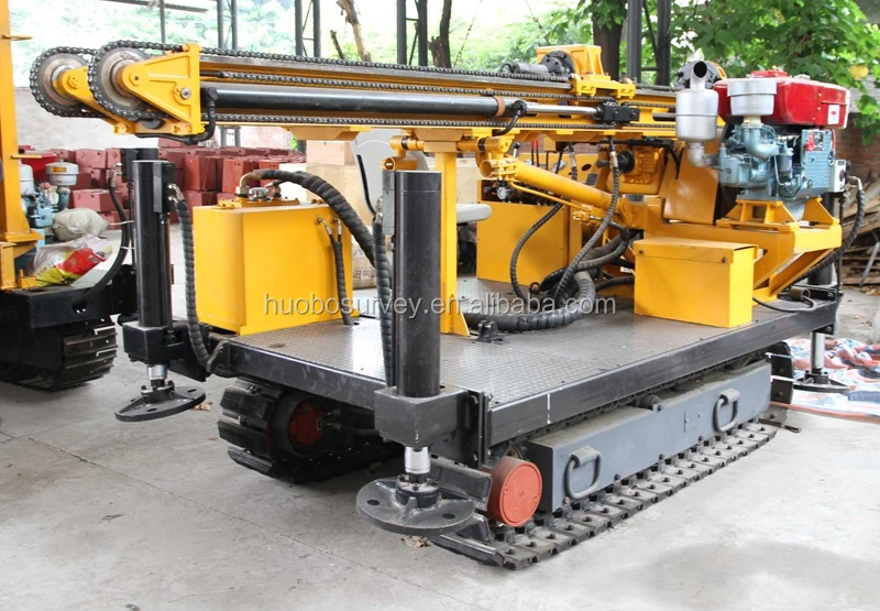 Drilling Angle 0-90 Degree Anchor Drilling Rig Crawler Mounted Drill Rigs