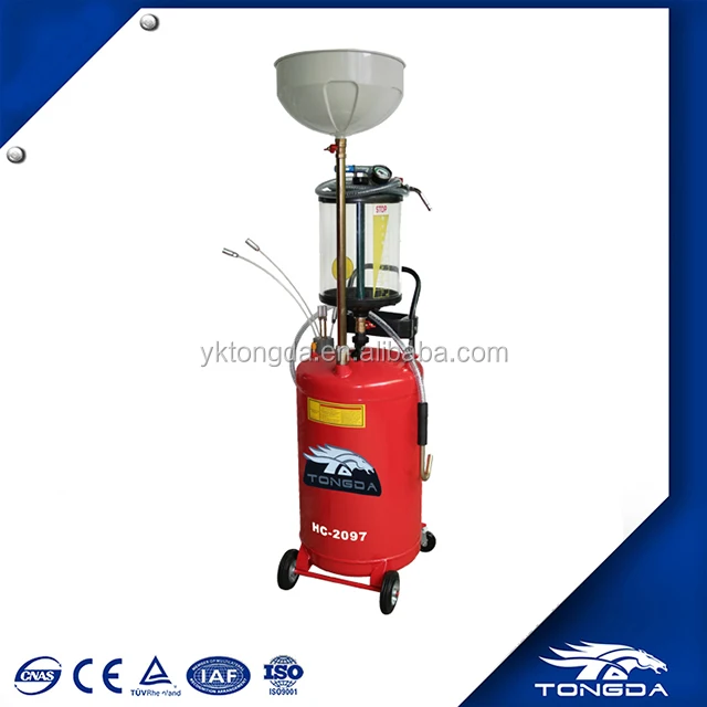 wast oil collector hc-2097 car portable oil draining and