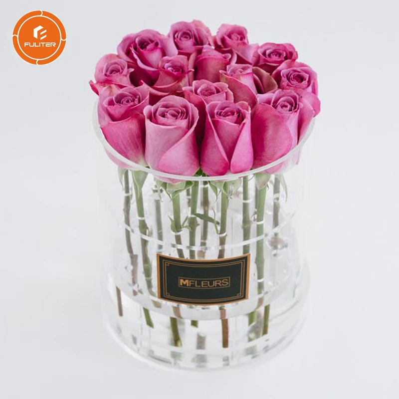 Custom Gift Box For Flowers Luxury Bouquet Flower Packaging Box With