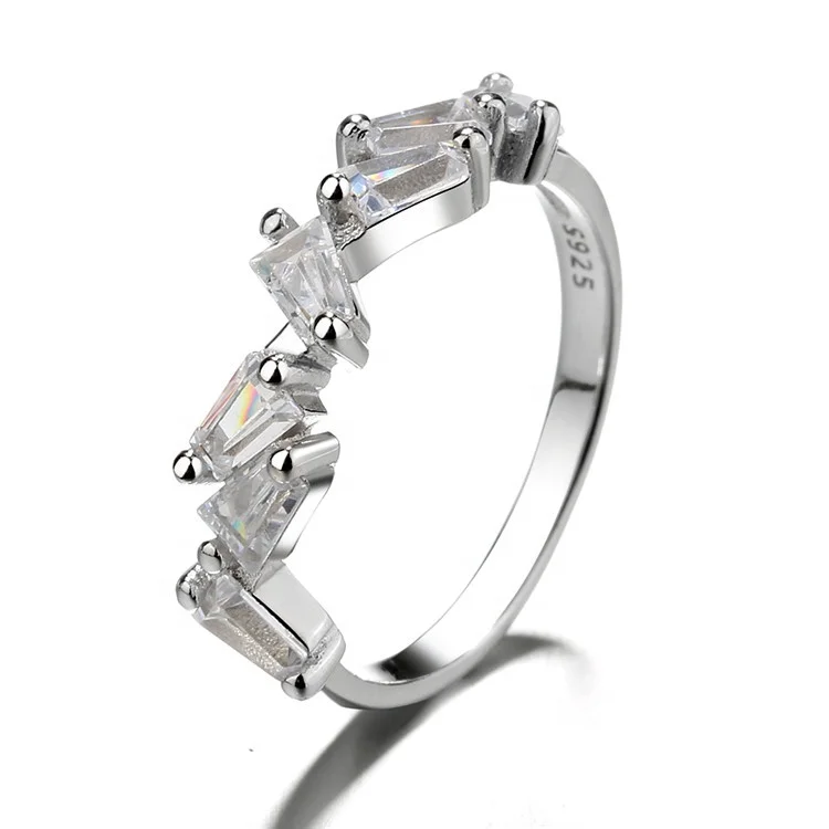 

Hot items fashion woman silver 925 ring variety of color gemstone jewelry