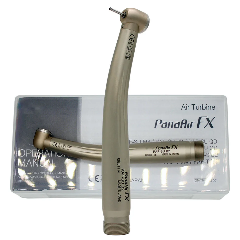 

PanaAir FX SU high speed air turbine handpiece materials dental supplie single water spray 4 hole/ 2 hole dental chair, Silver/gold