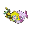 Fishing Reel Badges Soft Enamel Pin Mermaid Lapel Pin