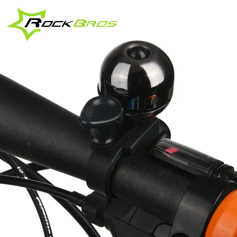 

RockBros Cheap Bicycle Bell Cycling Quick Release Copper Alarm Horns Bells, Black