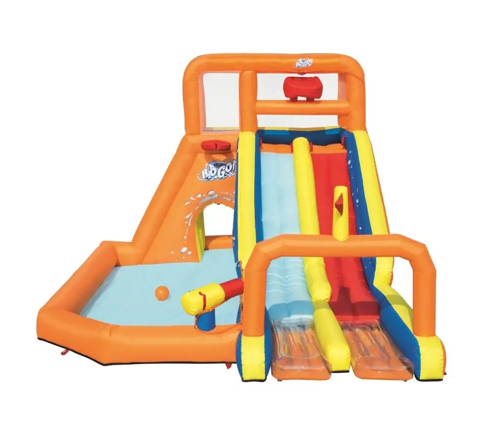 

Bestway 53305 inflatable family water park pool with slide for kids, As picture