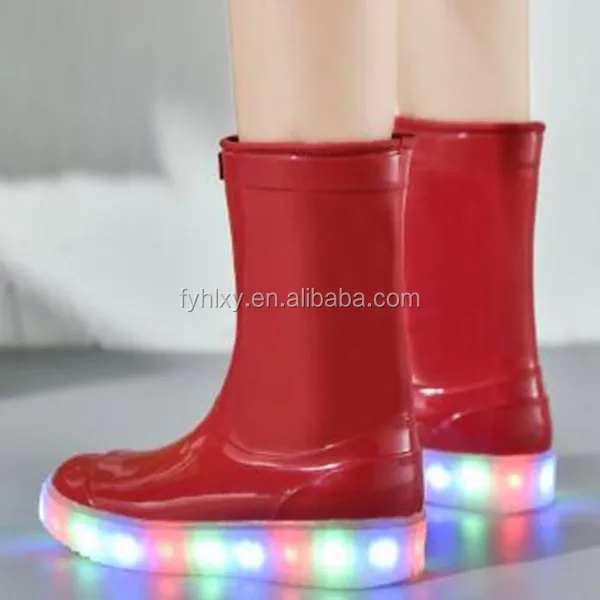 adult light up rain boots