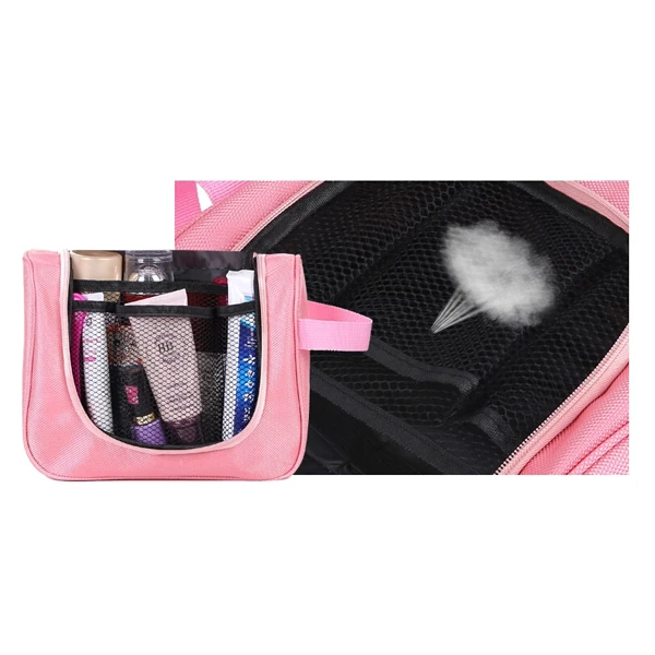 KID Wholesale cheap custom colored oxford fabric womens and men's toilet bag