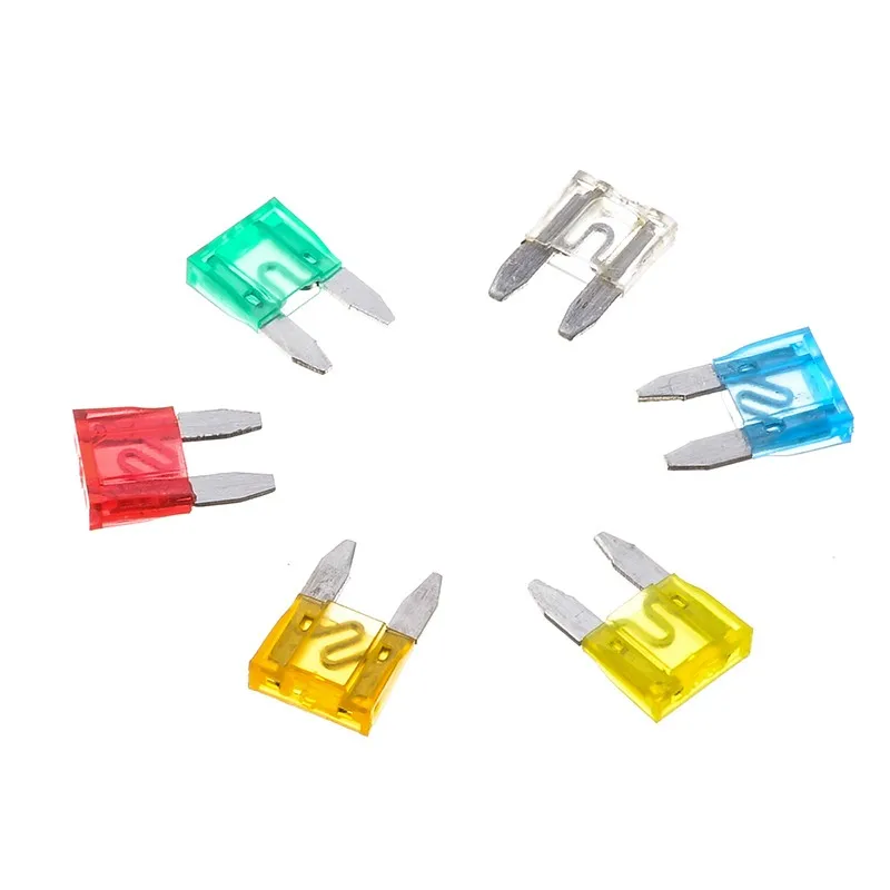 Urlwall 120pcs Small Size Car Fuse Low Profile Blade Type Set For Automotive Boat Truck Standard