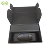 Wholesale black paper box packaging,printing logo empty gift box with inner tray