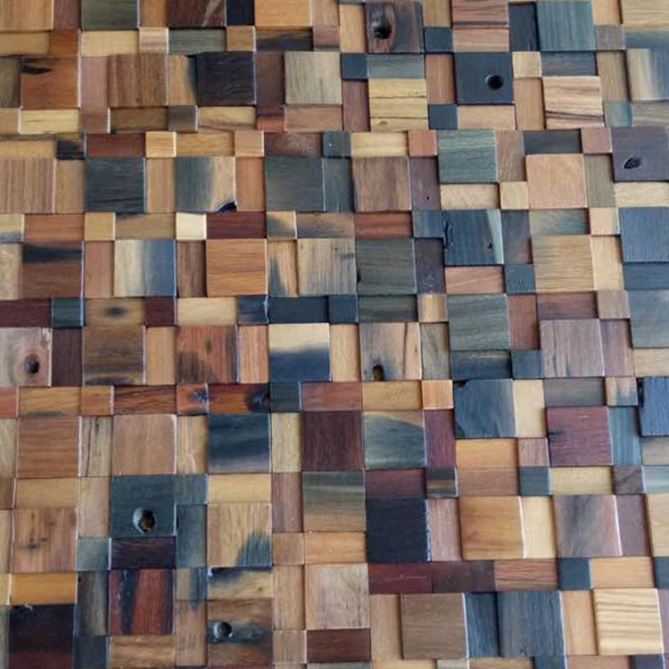 Kitchen Backsplashes Wooden Mosaic Tile On Wood Buy Mosaic Tile On