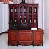 Solid Wood Book cabinet Bookcase With Doors And Drawers Design Solid Wood Bookcases